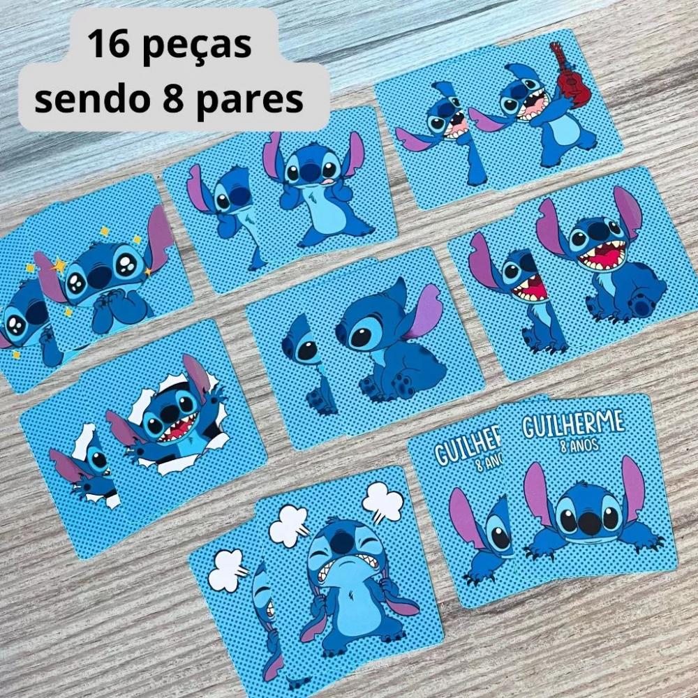 Jogo da Memória Personalizado Stitch