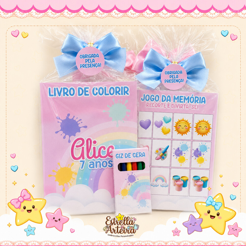 Revistinha de colorir - tema Raio de Sol
