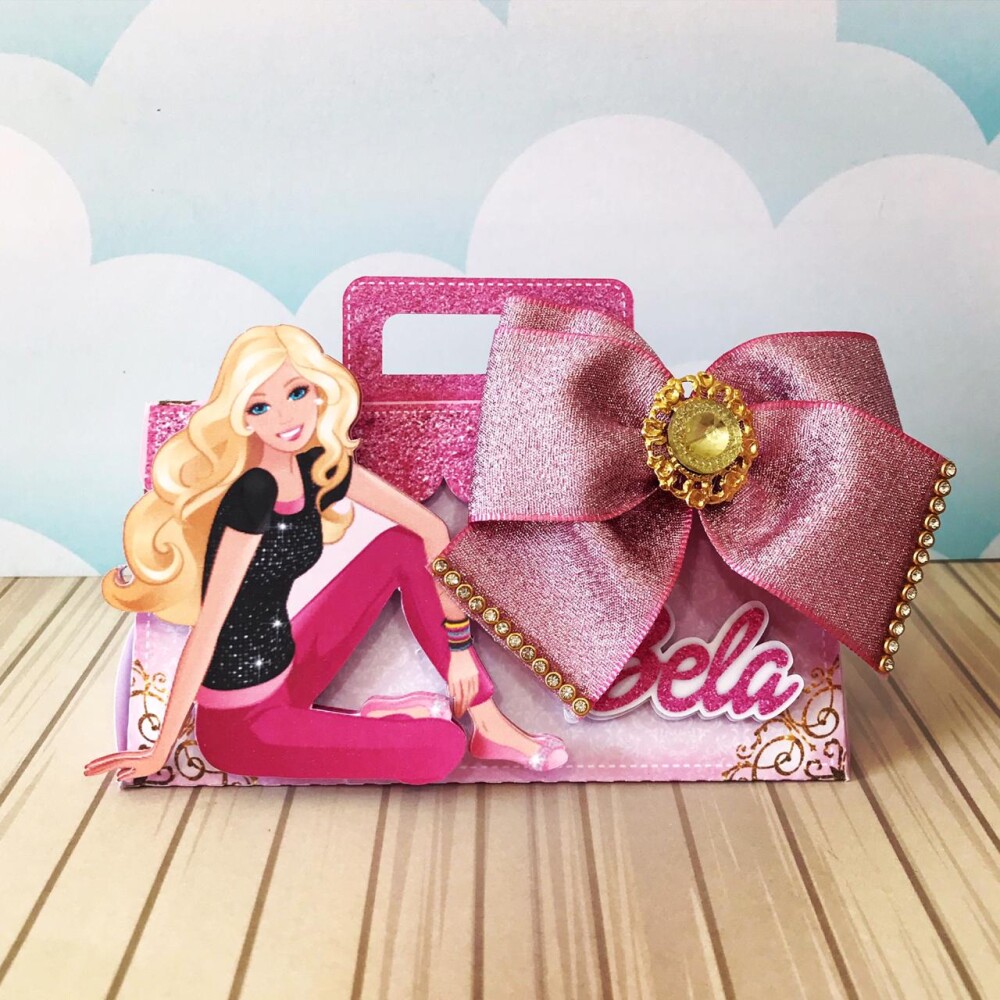 30 Caixinhas PEGUE E MONTE - Tema BARBIE