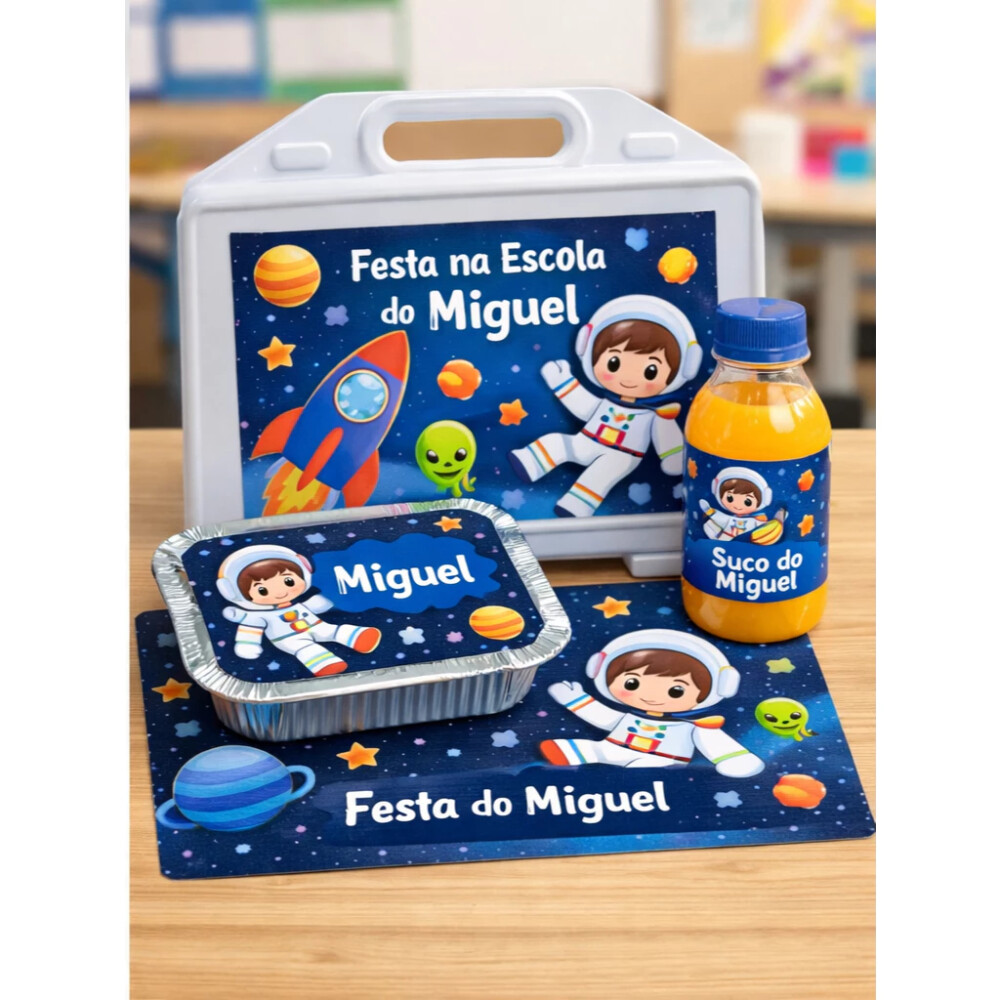 Kit festa escolar - Tema Astronauta