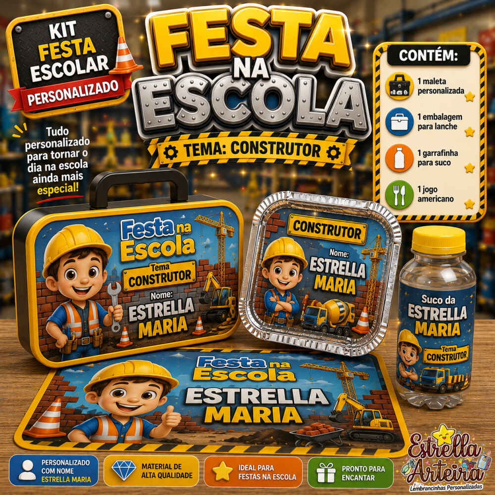 Kit festa na Escola Construtor