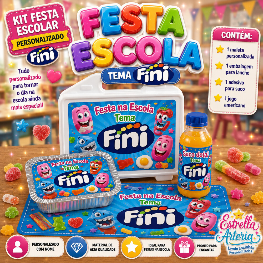 Kit festa na Escola Finni