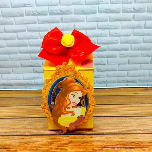 30 Caixinhas para Festa Tema a Bela e a Fera