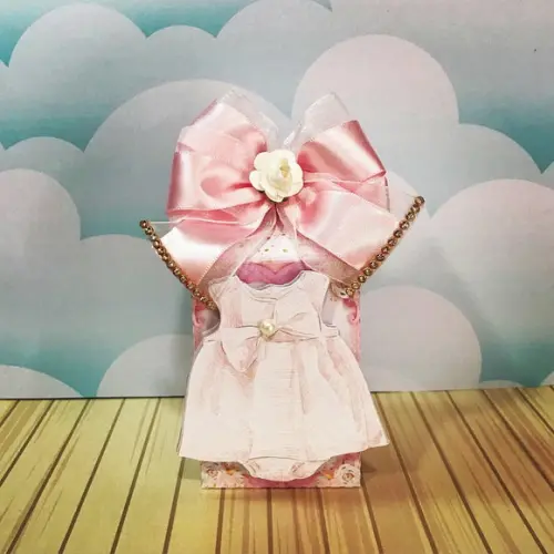 30 Caixinhas Tema Cha de Bebê Menina