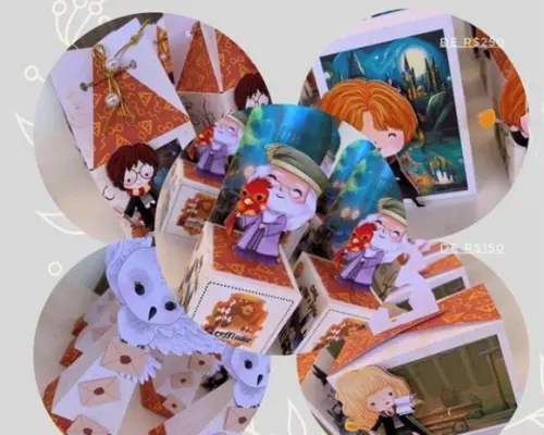 30 Caixinhas Tema Harry Potter