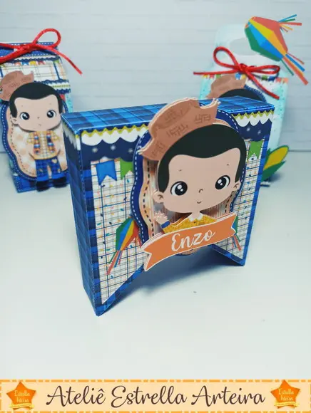 CAIXINHA PARA FESTA TEMA FESTA JUNINA
