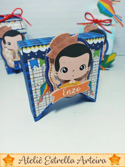 CAIXINHA PARA FESTA TEMA FESTA JUNINA