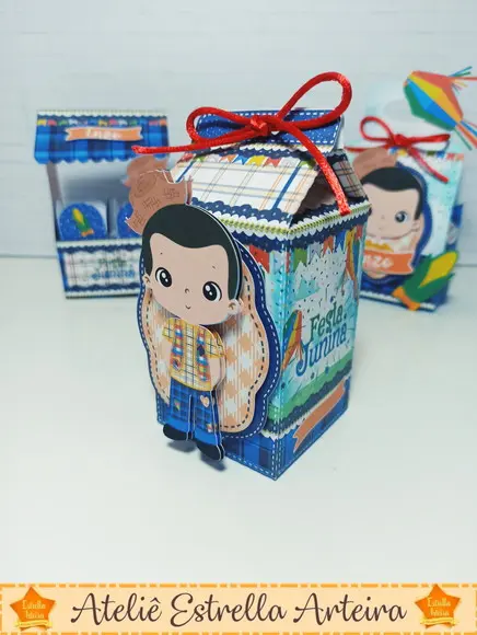 CAIXINHA PARA FESTA TEMA FESTA JUNINA