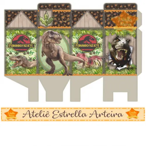 FRETE GRÁTIS -KIT 20 CAIXINHAS MILK -JURASSIC PARK