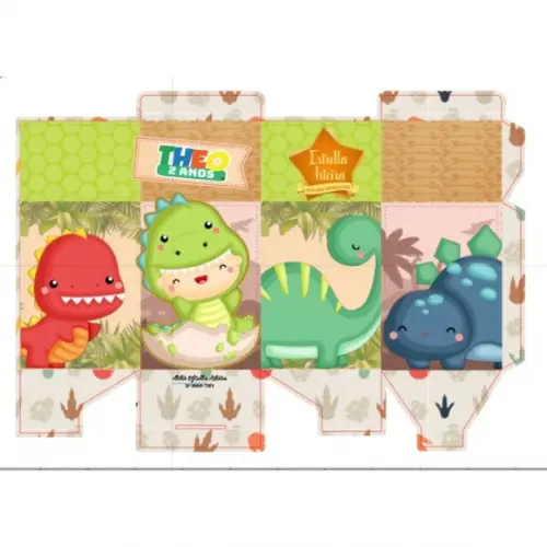 FRETE GRÁTIS -PACOTE 10 CAIXAS -CAIXA MILK DINO BABY