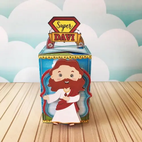 Kit 20 Caixinhas Jesus Meu Heroi