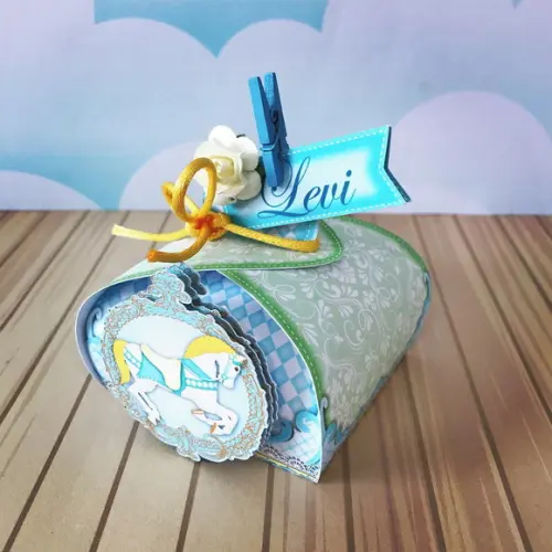 KIT 30 CAIXAS CARROSSEL ENCANTADO MENINO