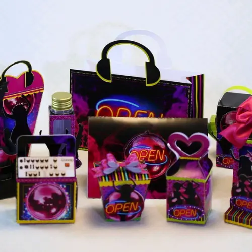 KIT 30 CAIXINHAS - BALADA NEON