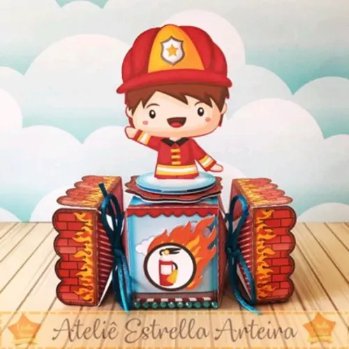 KIT 30 CAIXINHAS - BOMBEIROS