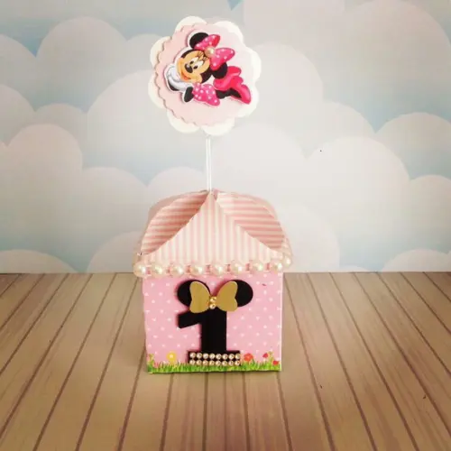 KIT 30 CAIXINHAS MINNIE ROSA