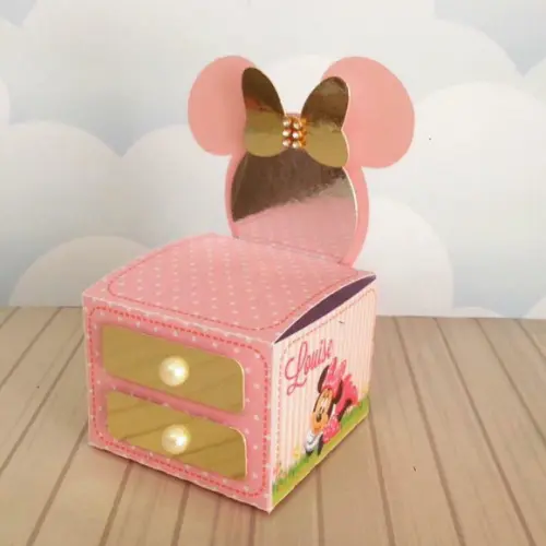 KIT 30 CAIXINHAS MINNIE ROSA