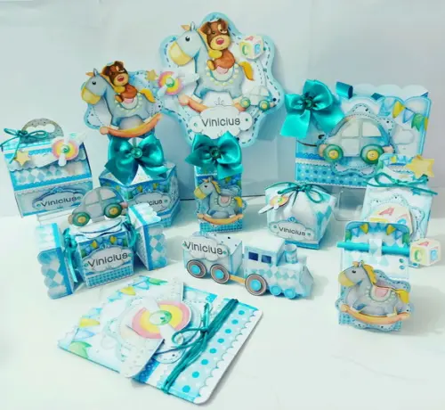 Kit 30 Caixinhas Para Festa Tema Brinquedos