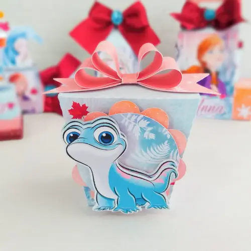 Kit 30 Caixinhas Para Festa Tema Frozen