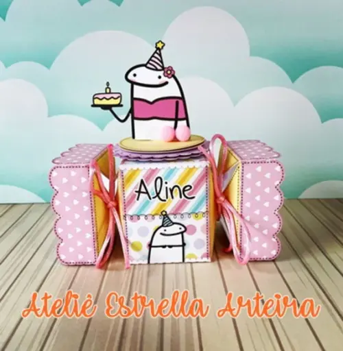 KIT 30 CAIXINHAS PERSONALIZADA FLORK