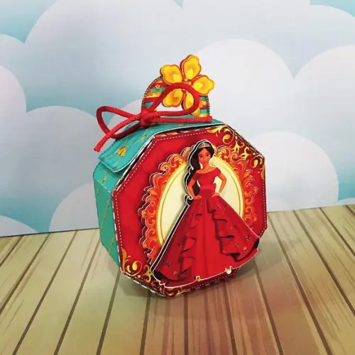 Kit 30 Caixinhas Tema Elena de Avalor