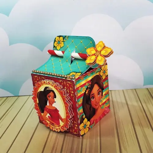 Kit 30 Caixinhas Tema Elena de Avalor