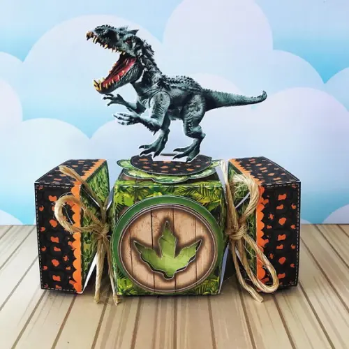 Kit 30 Caixinhas Tema Jurassic Park
