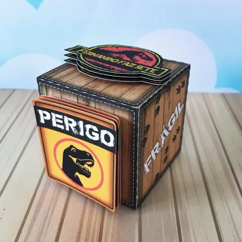 Kit 30 Caixinhas Tema Jurassic Park