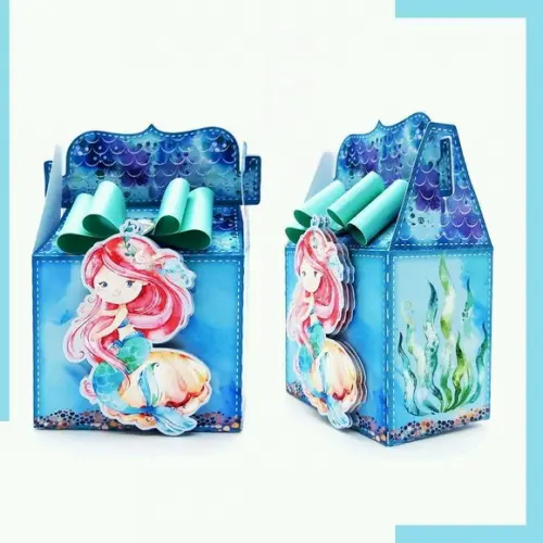 Kit 30 Caixinhas Tema Sereia