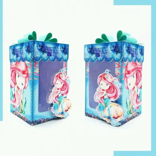 Kit 30 Caixinhas Tema Sereia