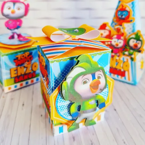 Kit 30 Caixinhas Tema Top Wing