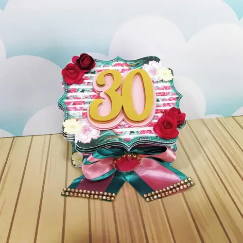 Kit 30 Caixinhas Tema Trintei