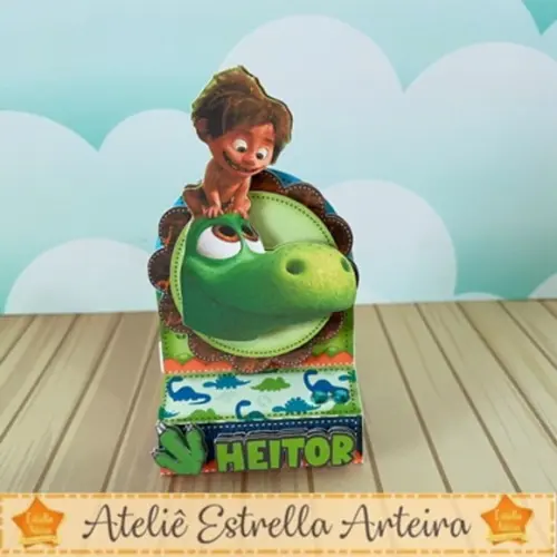 KIT 40 CAIXINHAS TEMA O BOM DINOSSAURO