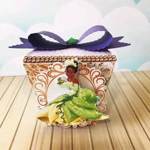 KIT 50 CAIXINHAS PRINCESA TIANA