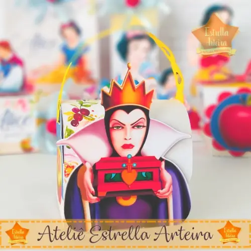 KIT FESTA 20 CAIXINHAS - BRANCA DE NEVE