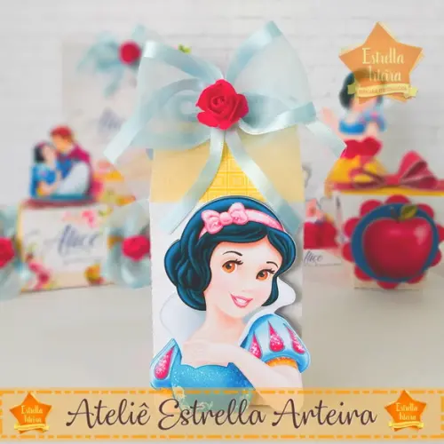 KIT FESTA 20 CAIXINHAS - BRANCA DE NEVE