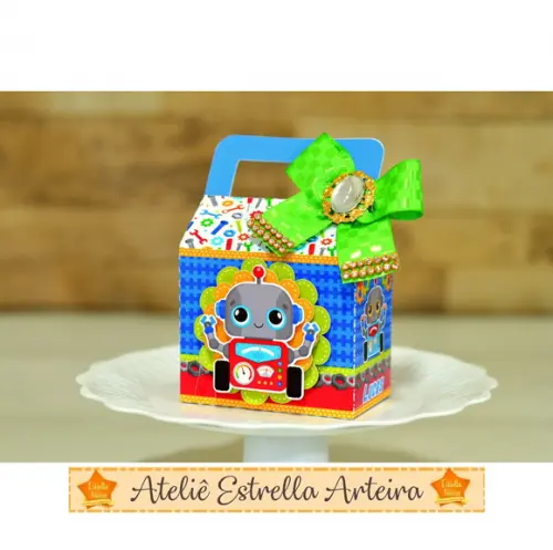 KIT FESTA 20 CAIXINHAS - ROBÔS