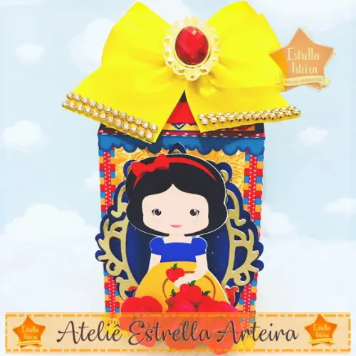 KIT FESTA 30 CAIXINHAS - BRANCA DE NEVE