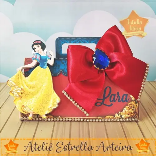 KIT FESTA 30 CAIXINHAS - BRANCA DE NEVE