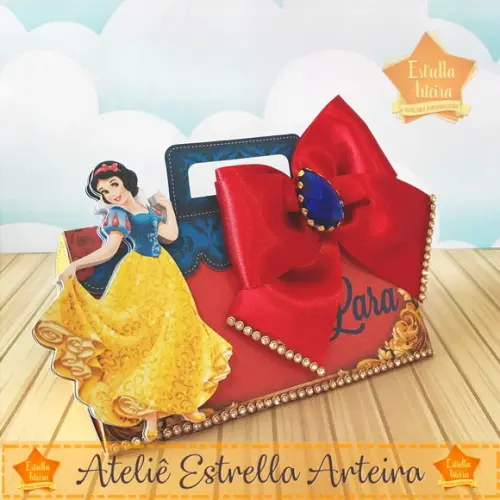 KIT FESTA 30 CAIXINHAS - BRANCA DE NEVE