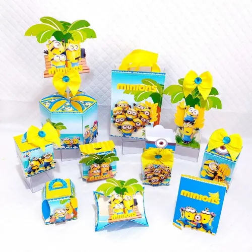 KIT FESTA 30 CAIXINHAS - MINIONS