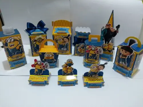 KIT FESTA 30 CAIXINHAS - MINIONS