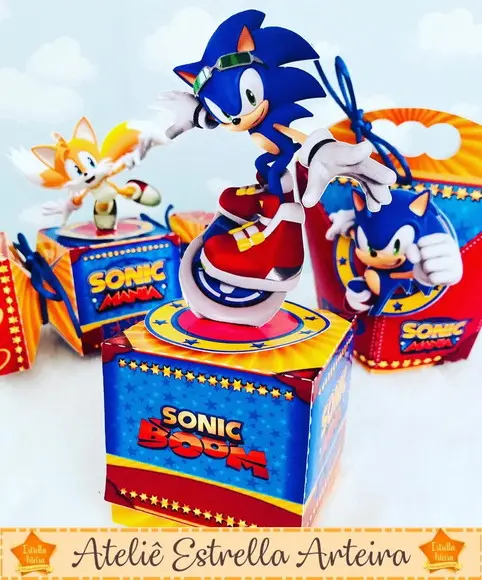 KIT FESTA 30 CAIXINHAS - SONIC