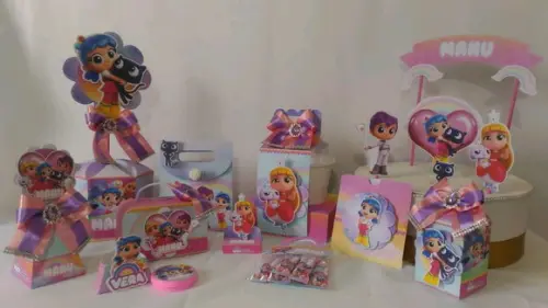 Kit Festa 30 Caixinhas - Vera e o Reino Arco Iris