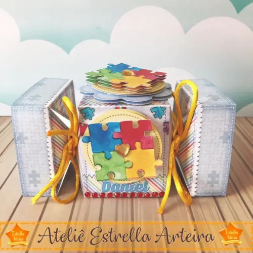 KIT FESTA 30 CAIXINHAS -AUTISMO