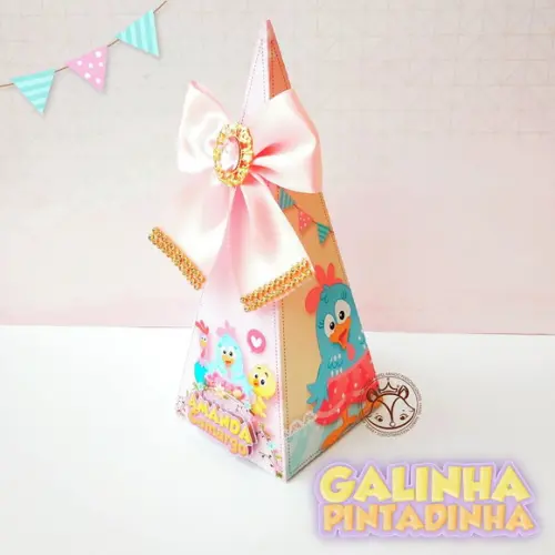 KIT FESTA 30 CAIXINHAS -GALINHA PINTADINHA CANDY 1
