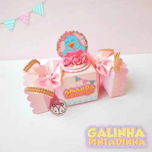 KIT FESTA 30 CAIXINHAS -GALINHA PINTADINHA CANDY 1