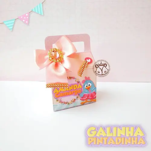 KIT FESTA 30 CAIXINHAS -GALINHA PINTADINHA CANDY 2