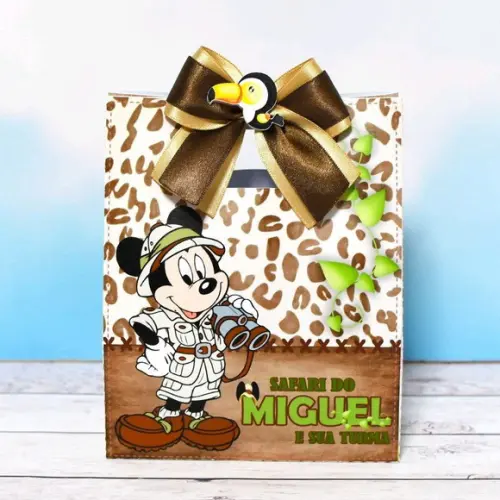 KIT FESTA 30 CAIXINHAS MICKEY SAFARI