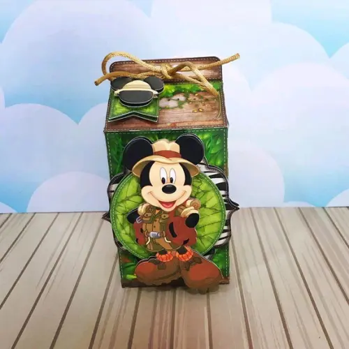 KIT FESTA 30 CAIXINHAS MICKEY SAFARI