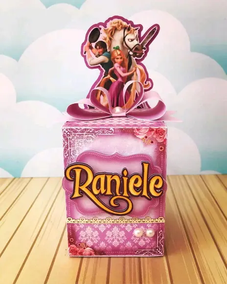 KIT FESTA 30 CAIXINHAS RAPUNZEL
